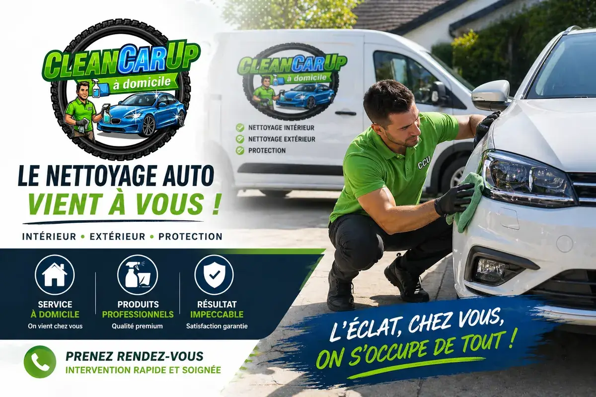 CleanCarUp — Le nettoyage auto vient à vous